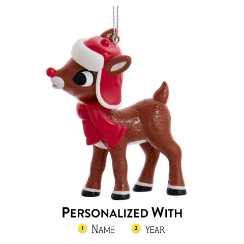 Personalized Rudolph The Red Nose Reindeer® Rudolph Ornament