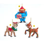 Rudolph The Red Nose Reindeer® Character Variety Ornament RU1241A Yukon Cornelius RU1241B Clarice RU1241C Rudolph