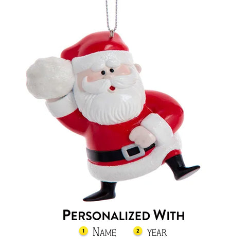 Personalized Rudolph The Red Nose Reindeer® Santa Ornament