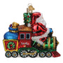 Santa On Locomotive Ornament - Old World Christmas