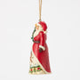 Santa with Tree with a deer on his cloak Ornament - Jim Shore