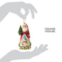 Santa with Tree with a deer on his cloak Ornament - Jim Shore