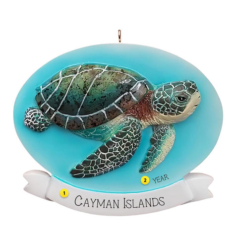 Personalized Sea Turtle Ornament