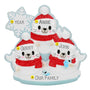 Arctic Seal Family of 3 can be personalized