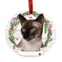 Personalized Siamese Cat Ornament
