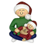 Personalized Siblings Ornament - Male