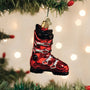 Glass Ski Boot Ornament - Old World Christmas