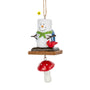 Smores Woodland Ornament Hanging Mushroom MX194615A