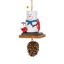 Smores Woodland Ornament Hanging Pinecone MX194615B