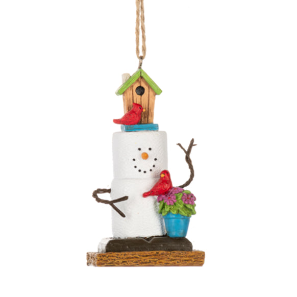 Smores with Birdhouse Ornament MX191925