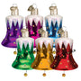 Snowcapped Bell Christmas Ornament Retro Blown Glass 6 Assorted Please choose one