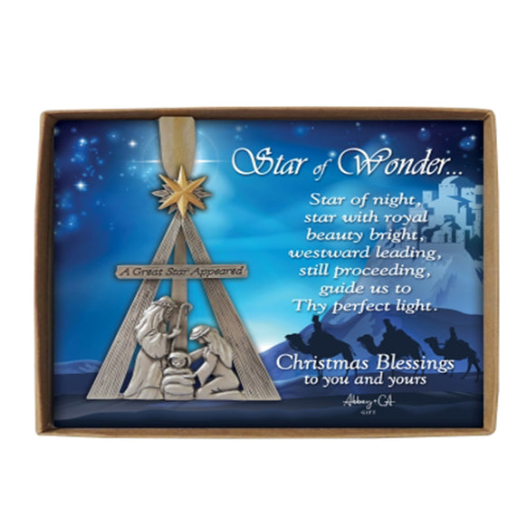 Star Of Wonder Christmas tree Ornament