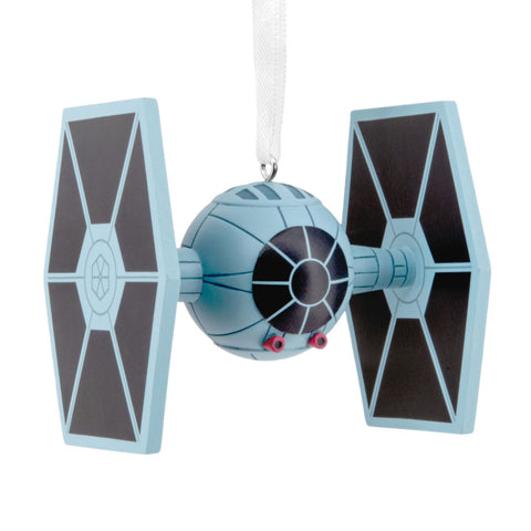 Star Wars TIE fighter ornament on a white background