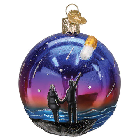 Stargazed Round Ornament - Old World Christmas 54503