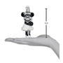 Steamboat Willie First Mate Ornament Old World Christmas glass Ornament on hand to show size