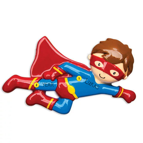 Personalized Super Hero Ornament