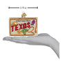 State of Texas Postcard Ornament - Old World Christmas 