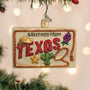 State of Texas Postcard Ornament - Old World Christmas 