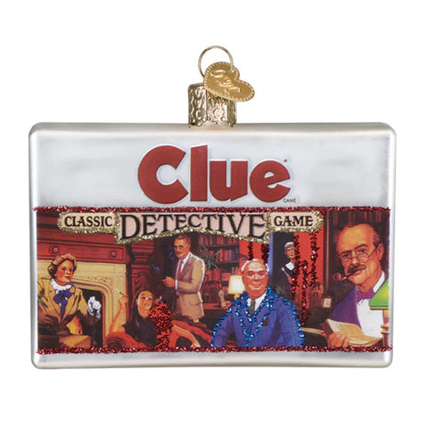 The Game Of Clue Glass Ornament - Old World Christmas