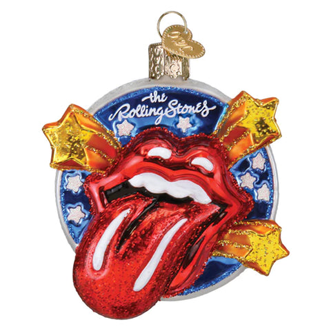The Rolling Stones Tongue Ornament - Old World Christmas  38079
