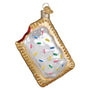 Toaster Pastry Ornament with Frosting and Sprinkles