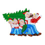 Tree Shopping Family of 5 Table Top Decoration