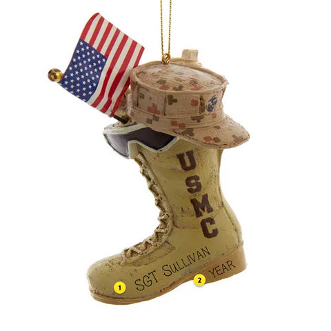 USMC Combat Boot Personalized 