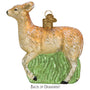 Decorative vintage deer ornament on a white background