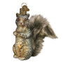 Vintage Squirrel ornament with a white background