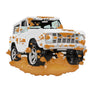 Personalized White Off Roading/Mudding Truck Ornament OR2735