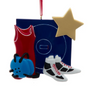 Wrestling Ornament with Jersey, shoes, mat, bag and star