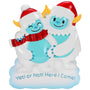 Personalized Yeti Expecting Couple Ornament OR2685