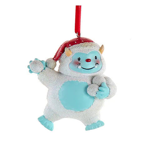 Yeti armed with Snowballs Ornament