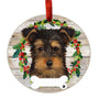 Personalized Yorkie Ornament - Puppy Cut