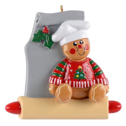 Personalized Gingerbread Baker Ornament