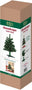 Box packaging for the Old World Christmas Gumdrops 18" mini unlit Christmas tree showing product images and small space display ideas.
