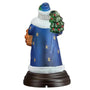 Back view of Regal Father Christmas Light showing a blue robe decorated with golden stars