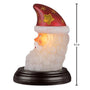 Santa Moon Face Light measurement image showing the decoration is approximately 9.5 inches tall