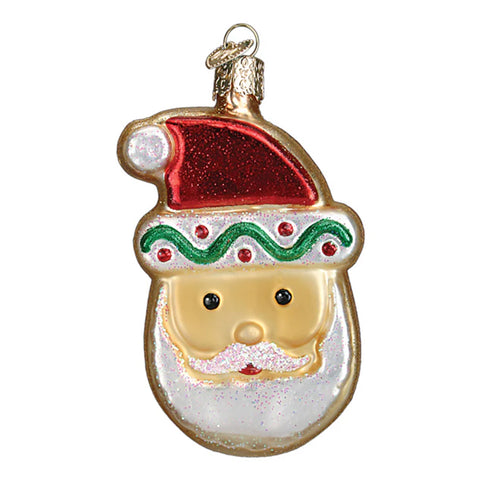 Sugar Cookie Santa Ornament