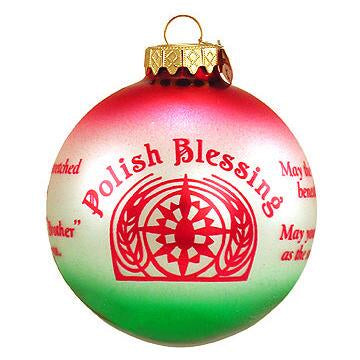 Polish Blessings Ornament for Christmas Tree