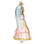 Nativity Angel Glass ornament for the Christmas tree