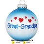 Personalized Great Grandpa Ornament