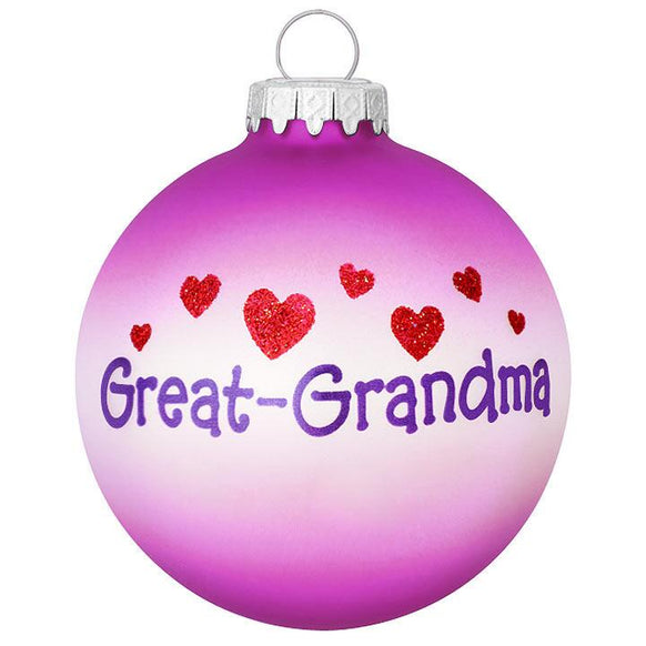 Great Grandma Ornament for Christmas Tree