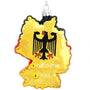 Personalized Germany Shape Glass Ornament