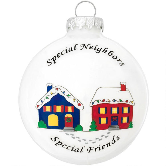 Special Neighbor Glass Bulb Ornament for Christmas Tree