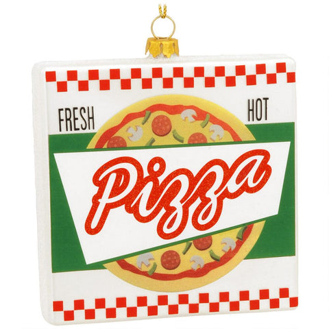 Personalized Pizza Box Ornament