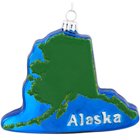 Alaska Shape Ornament for Christmas Tree