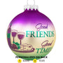 Personalized Good Wine Good Food Ornament