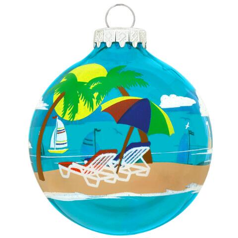 Beach Glass Ornament For Christmas Tree