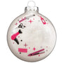 Hairstyling Glass Christmas Ornament